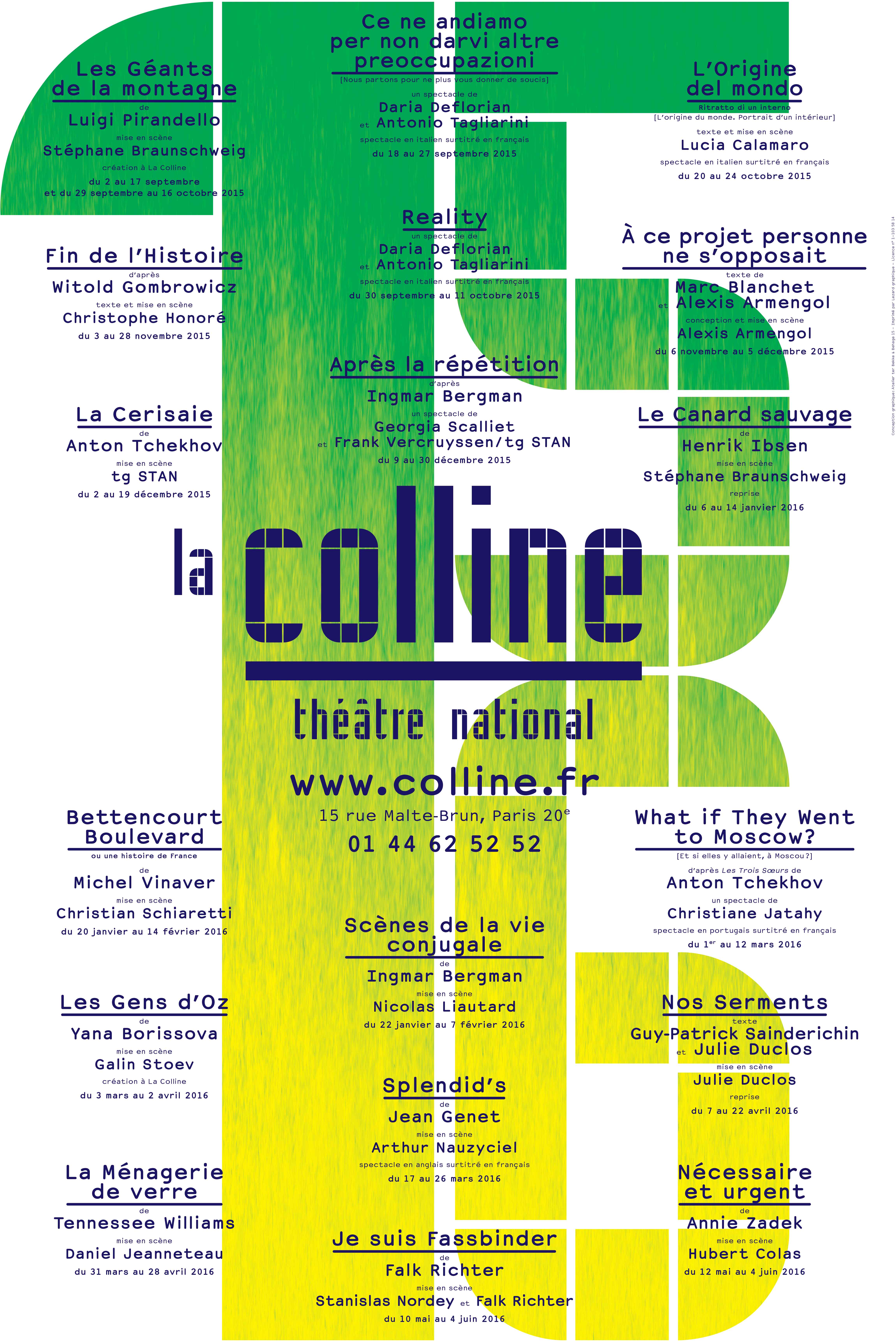 Affiche saison 15-16