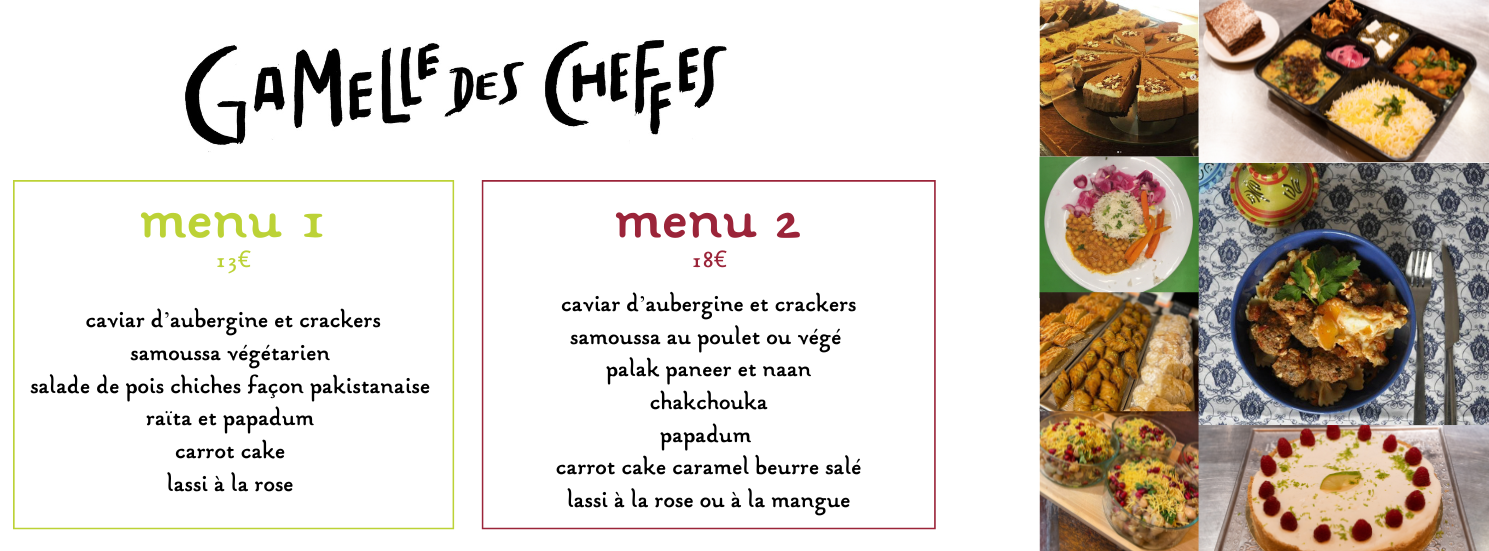 menu gamelle des cheffes