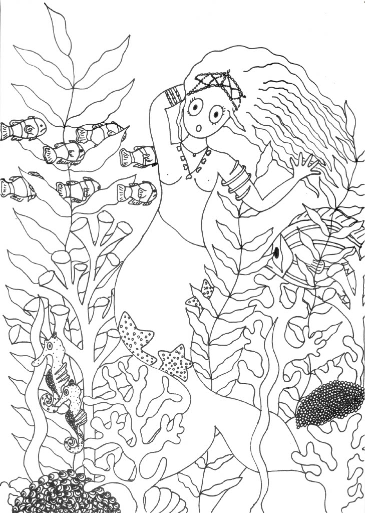 Dessin de La Petite Sirène