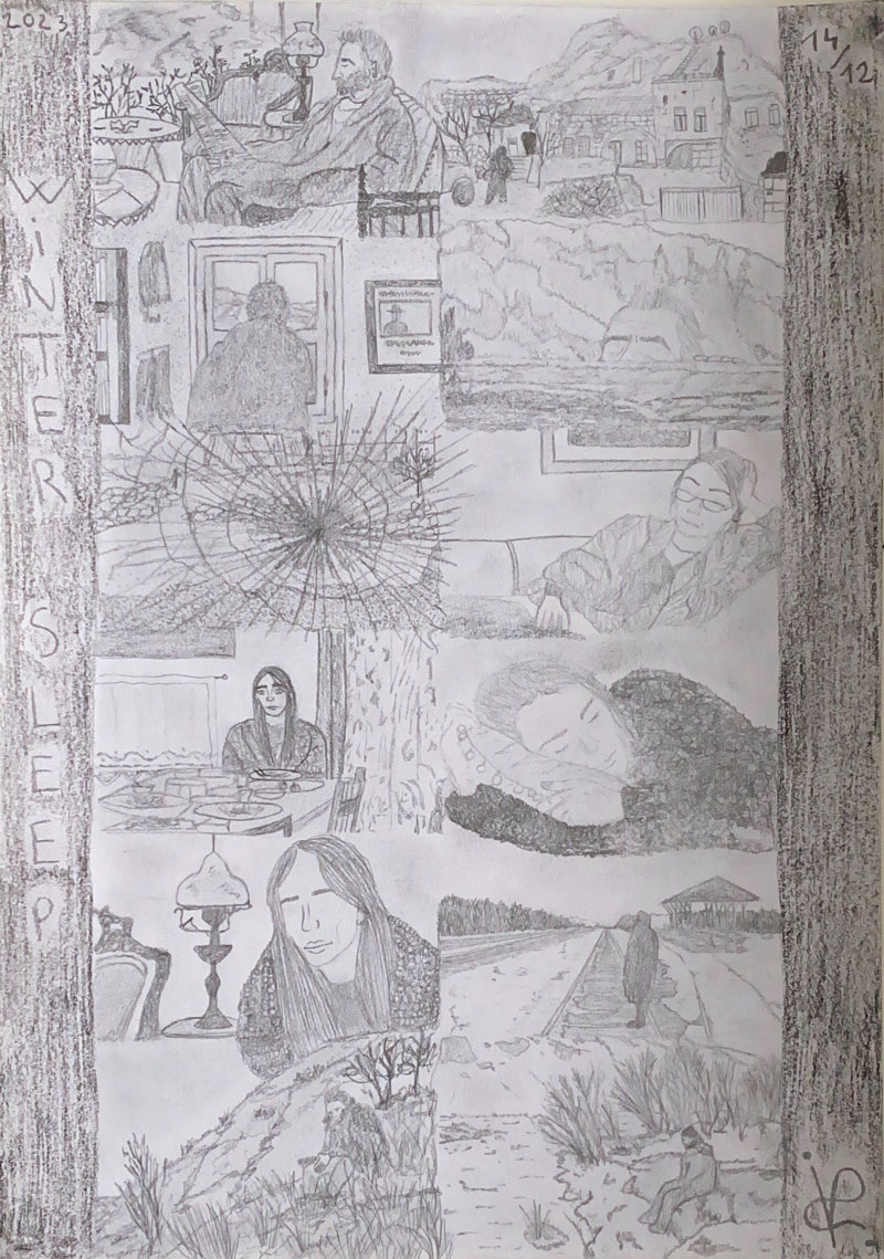 croquis Winter Sleep par Maelle Maréchal