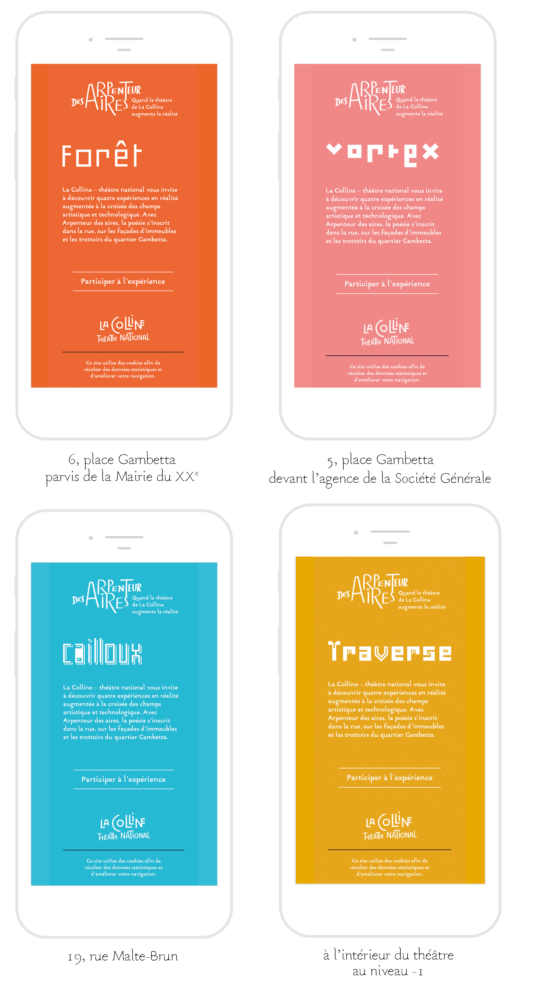 4 expériences sur smartphone