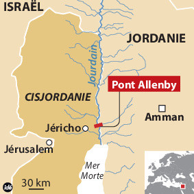 Carte Pont Allenby