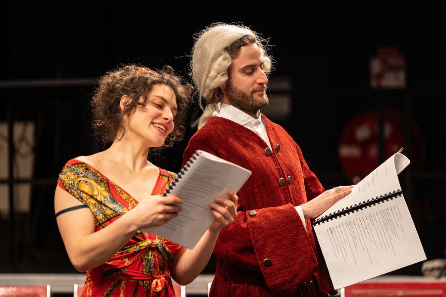 photo de répétitions L'Avenir des reflets, photo © Tuong-Vi Nguyen