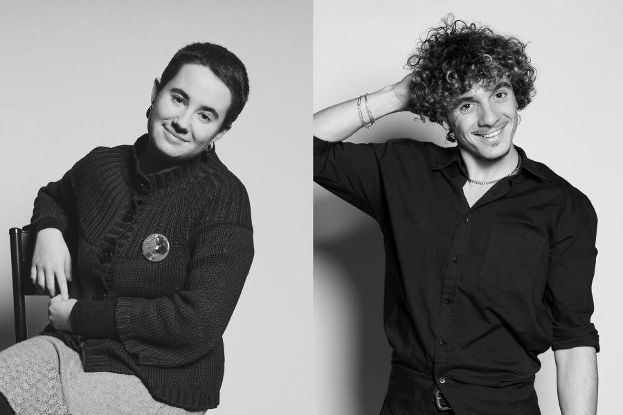 Lola Sorel dans Bouche-cousue de Thibaut Galis / Tim Rousseau dans La Petite Vie de Pierre-Joseph Dracque de Valentin Gicqueau. 